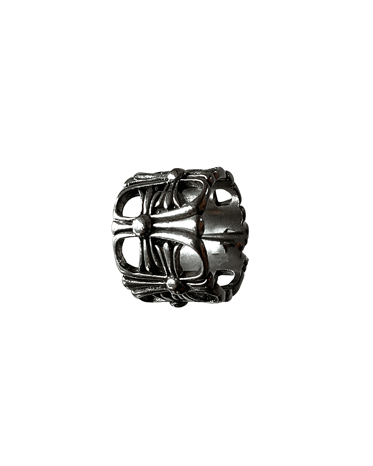 Chrome Cross Ring (7.5)